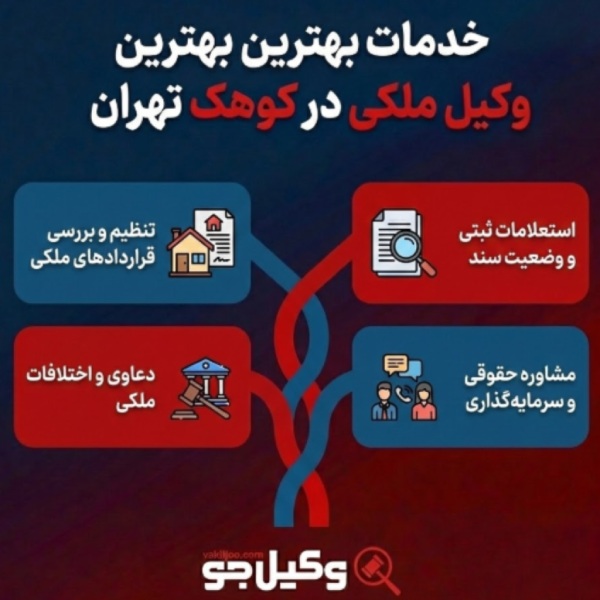 نقش بهترین وکلای ملکی کوهک تهران در خرید و فروش املاک