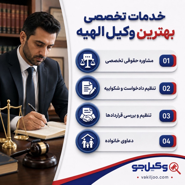 خدمات تخصصی بهترین وکیل الهیه